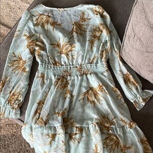 SHEIN Floral Long Sleeve Dress